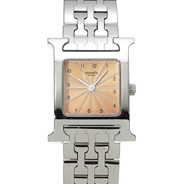 エルメス Hウォッチ HH1.210 オレンジ レディース 時計 【中古】【wristwatch】