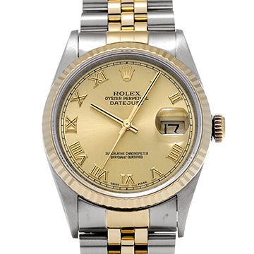 ロレックス デイトジャスト 36 16233 シャンパン メンズ 時計 【中古】【wristwatch】