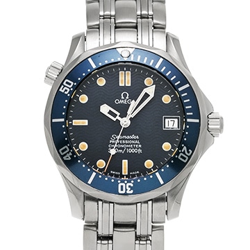 オメガ シーマスター 300 デイト 2551.80 ブルー メンズ 時計 【中古】【wristwatch】