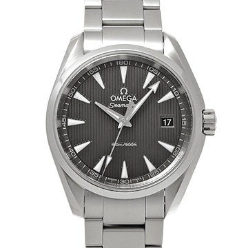 オメガ シーマスター アクアテラ クォーツ 231.10.39.60.06.001 グレー メンズ 時計 【中古】【wristwatch】