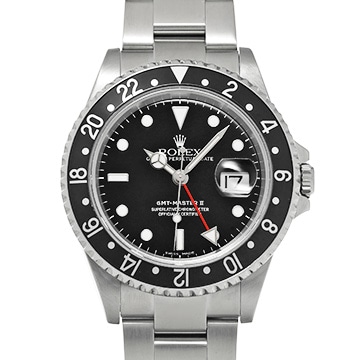 ロレックス GMTマスターII 16710 ブラック メンズ 時計 【中古】【wristwatch】