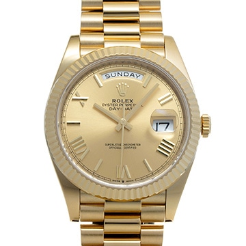 ロレックス デイデイト 40 228238 シャンパン メンズ 時計 【中古】【wristwatch】