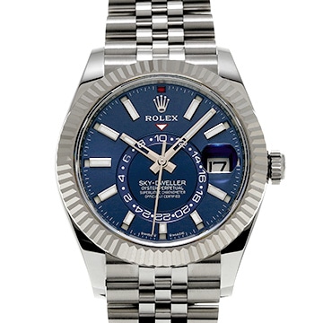 ロレックス スカイドゥエラー 336934 ブライトブルー メンズ 時計 【中古】【wristwatch】