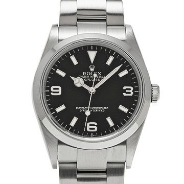 ロレックス エクスプローラー 114270 ブラック メンズ 時計 【中古】【wristwatch】