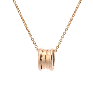 ブルガリ B-ZERO1 ネックレス ゴールド K18ピンクゴールド PG ユニセックス ジュエリー 【中古】【jewelry】