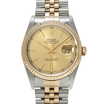 ロレックス デイトジャスト 36 16233 シャンパン メンズ 時計 【中古】【wristwatch】