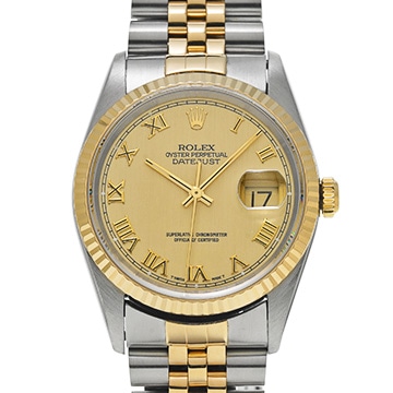 ロレックス デイトジャスト 36 16233 シャンパン メンズ 時計 【中古】【wristwatch】