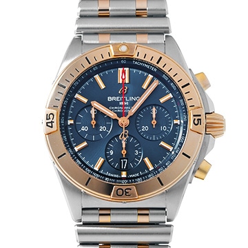 ブライトリング クロノマット B01 42 UB0134101C1U1 ブルー メンズ 時計 【中古】【wristwatch】
