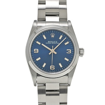 ロレックス オイスターパーペチュアル 77080 ブルー ユニセックス 時計 【中古】【wristwatch】