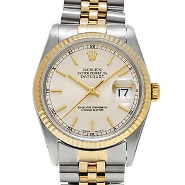 ロレックス デイトジャスト 16233 シャンパン メンズ 時計 【中古】【wristwatch】