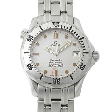 オメガ シーマスター プロフェッショナル 300 2552.20 ホワイト メンズ 時計 【中古】【wristwatch】