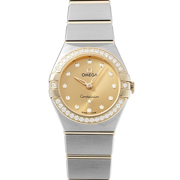 オメガ コンステレーション 131.25.25.60.58.001 シャンパン/ダイヤモンド レディース 時計 【中古】【wristwatch】