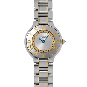 カルティエ マスト 21 ヴァンティアン W10073R6 シルバー レディース 時計 【中古】【wristwatch】