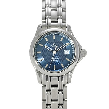 オメガ シーマスター 120 クォーツ 2571.81 ブルー レディース 時計 【中古】【wristwatch】