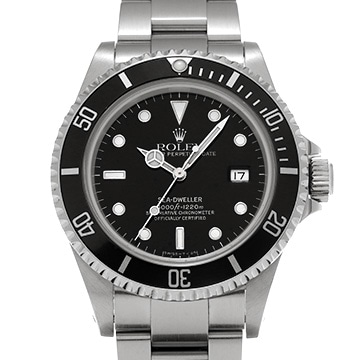 ロレックス シードゥエラー 16600 ブラック メンズ 時計 【中古】【wristwatch】