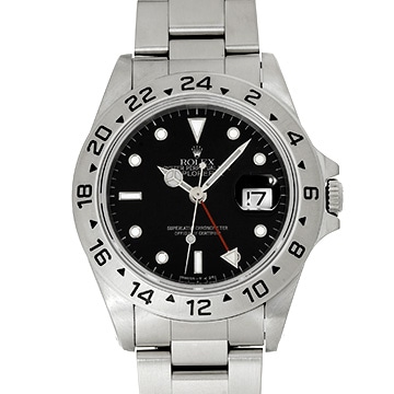 ロレックス エクスプローラーII 16570 ブラック メンズ 時計 【中古】【wristwatch】
