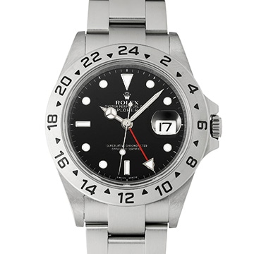 ロレックス エクスプローラーII 16570 ブラック メンズ 時計 【中古】【wristwatch】
