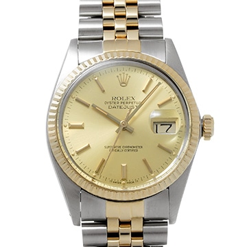 ロレックス デイトジャスト 16013 シャンパン メンズ 時計 【中古】【wristwatch】