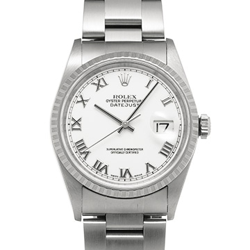 ロレックス デイトジャスト 36 16220 ホワイト メンズ 時計 【中古】【wristwatch】
