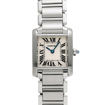 カルティエ タンクフランセーズ SM　 W51008Q3 シルバー レディース 時計 【中古】【wristwatch】
