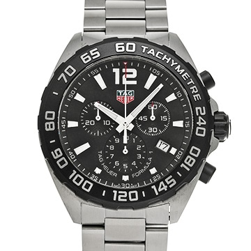 タグ ホイヤー フォーミュラ1 クォーツ クロノグラフ CAZ1010.BA0842 ブラック メンズ 時計 【中古】【wristwatch】