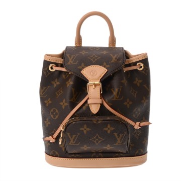ルイ ヴィトン モノグラム モンスリMINI ブラウン M51137 モノグラムキャンバス レディース バッグ 【未使用】【bag】