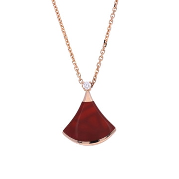 ブルガリ ディーヴァードリーム ネックレス ゴールド K18ピンクゴールド PG レディース ジュエリー 【中古】【jewelry】