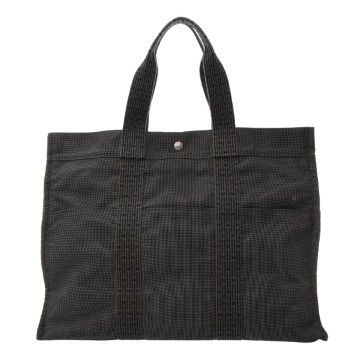 エルメス エールライン トート GM グレー キャンバス ユニセックス バッグ 【中古】【bag】