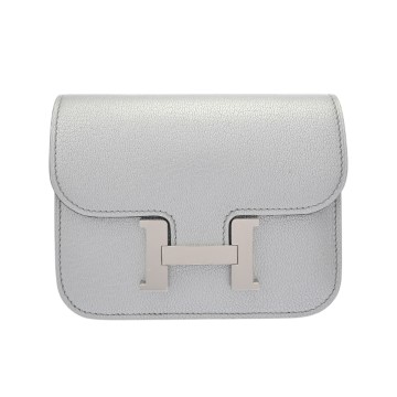 エルメス コンスタンス スリム ヴェルソ アルジャン シェーブルシャムキラ レディース 財布 【新品】【purse】