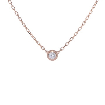 カルティエ ダムール ネックレス SM ゴールド CRB7215700 K18ピンクゴールド PG レディース ジュエリー 【中古】【jewelry】