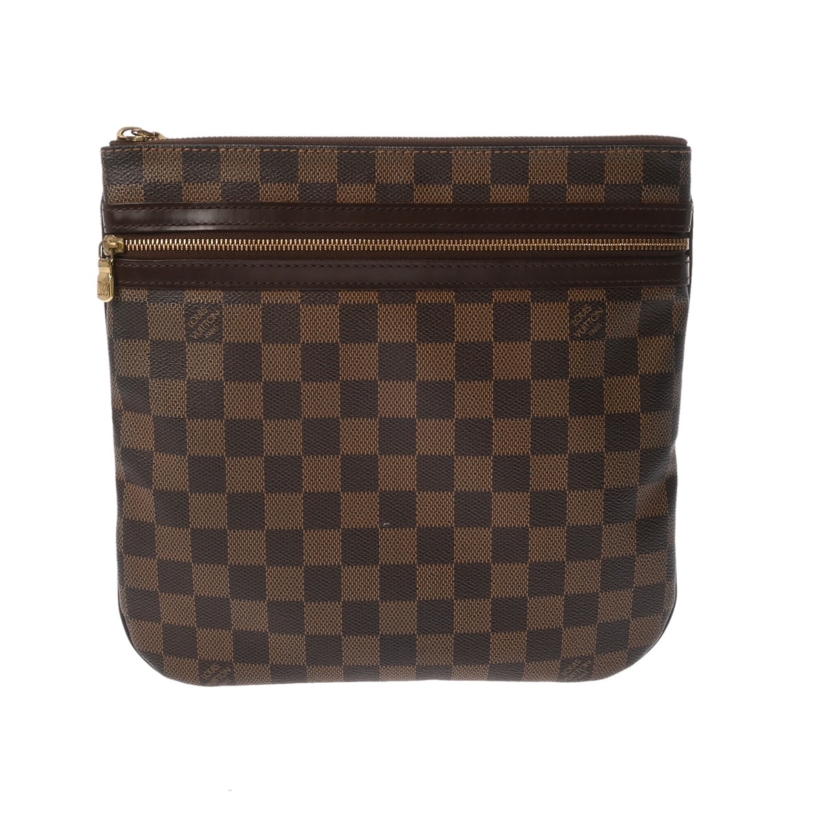 ルイ ヴィトン ダミエ ポシェット ボスフォール ブラウン N51111 ダミエキャンバス レディース バッグ 【中古】【bag】