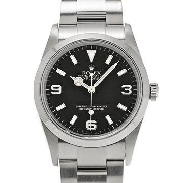 ロレックス エクスプローラー 114270 ブラック メンズ 時計 【中古】【wristwatch】