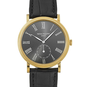 パテック フィリップ カラトラバ 3919J-016 グレー メンズ 時計 【中古】【wristwatch】