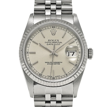 ロレックス デイトジャスト 16234 シルバー メンズ 時計 【中古】【wristwatch】