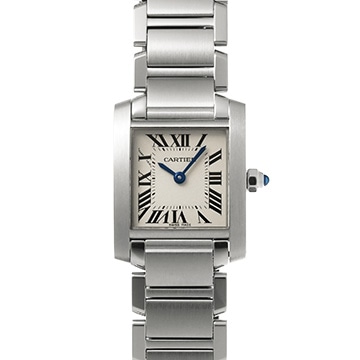 カルティエ タンクフランセーズ SM　 W51008Q3 シルバー レディース 時計 【中古】【wristwatch】