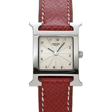 エルメス Hウォッチ HH1.210.260/SRV アイボリー レディース 時計 【中古】【wristwatch】