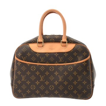 ルイ ヴィトン モノグラム ドーヴィル ブラウン M47270 モノグラムキャンバス レディース バッグ 【中古】【bag】
