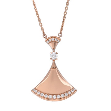 ブルガリ ディーヴァードリーム ネックレス ゴールド K18ピンクゴールド PG レディース ジュエリー 【中古】【jewelry】