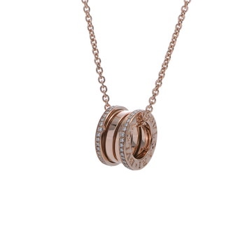 ブルガリ B.ZERO1 ネックレス ゴールド 350052 K18ピンクゴールド PG レディース ジュエリー 【中古】【jewelry】