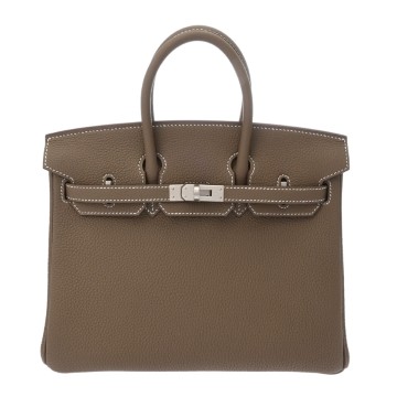 エルメス バーキン 25 エトゥープ トゴ レディース バッグ 【新品】【bag】