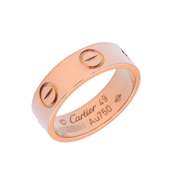 カルティエ ラブ リング #49 ゴールド K18イエローゴールド YG レディース ジュエリー 【中古】【jewelry】