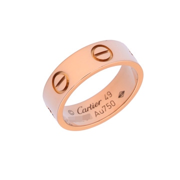 カルティエ ラブ リング #49 ゴールド K18ピンクゴールド PG レディース ジュエリー 【中古】【jewelry】