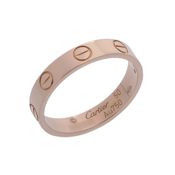 カルティエ ミニラブ リング #50 ゴールド K18ピンクゴールド PG レディース ジュエリー 【中古】【jewelry】