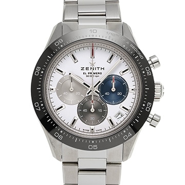 ゼニス クロノマスター スポーツ エル・プリメロ 03.3100.3600/69.M3100 ホワイト メンズ 時計 【中古】【wristwatch】