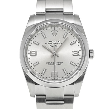 ロレックス エアキング 114200 シルバー メンズ 時計 【中古】【wristwatch】