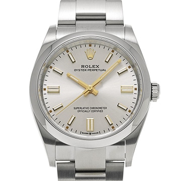 ロレックス オイスターパーペチュアル 36 126000 シルバー メンズ 時計 【中古】【wristwatch】