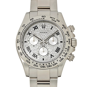 ロレックス コスモグラフ デイトナ 116509ZER パヴェダイヤモンド/シルバー メンズ 時計 【中古】【wristwatch】
