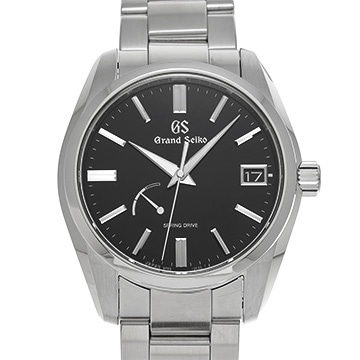 グランドセイコー ヘリテージコレクション スプリングドライブ SBGA467 ブラック メンズ 時計 【中古】【wristwatch】