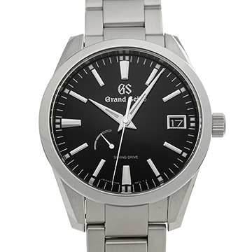 グランドセイコー ヘリテージコレクション スプリングドライブ SBGA301 ブラック メンズ 時計 【中古】【wristwatch】