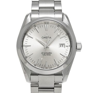 オメガ シーマスター アクアテラ クォーツ 2518.30 シルバー メンズ 時計 【中古】【wristwatch】
